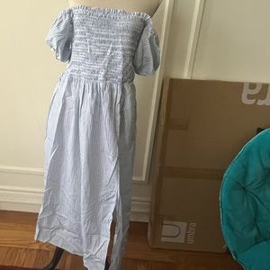 J.Crew Smocked Midi Dress